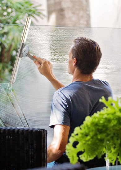 Interior window cleaning services
